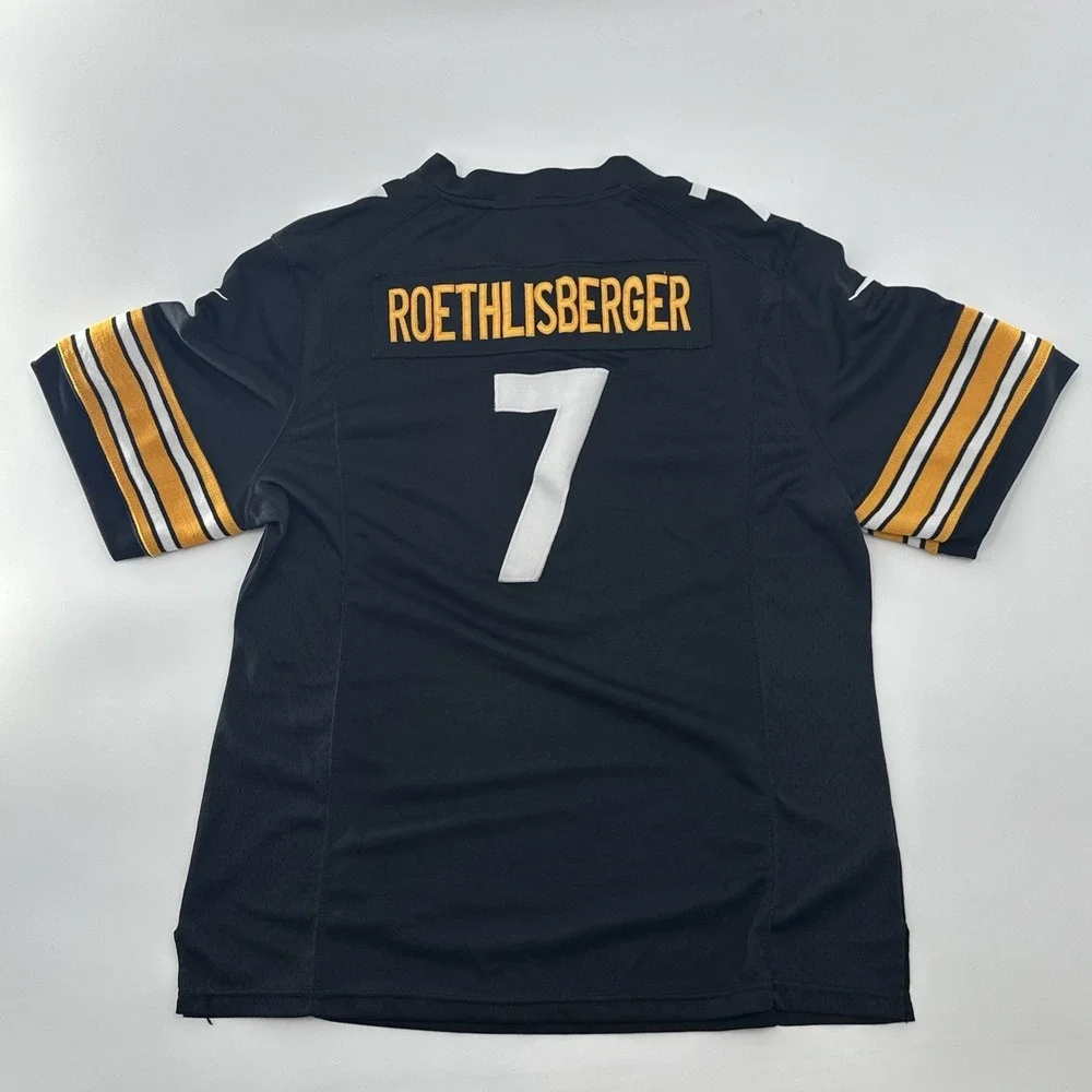 Nike On Field NFL Pittsburgh Steelers Jersey‎ Ben Roethlisberger #7 Youth XXL